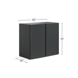 Everest 36-in W x 31-in H Steel Graphite Gray Freestanding Utility Storage Cabinet