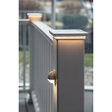 Fiberon 4-in x 4-in 25-Lumen 0.3-Watt Alpine Low Voltage Hardwired LED Outdoor Post Cap Light (3000 K)