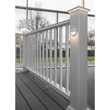 Fiberon 5-in x 5-in 35-Lumen 0.4-Watt Alpine Low Voltage Hardwired LED Outdoor Post Cap Light (3000 K)