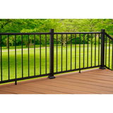 Fiberon CitySide Matte Black Aluminum Deck End Post