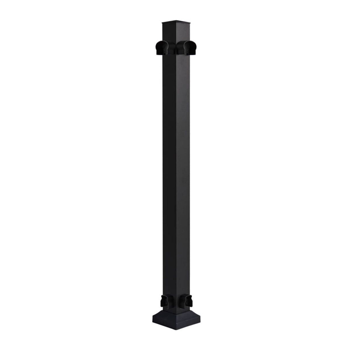 Fiberon CitySide Matte Black Aluminum Deck Corner Post