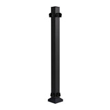 Fiberon CitySide Matte Black Aluminum Deck Corner Post