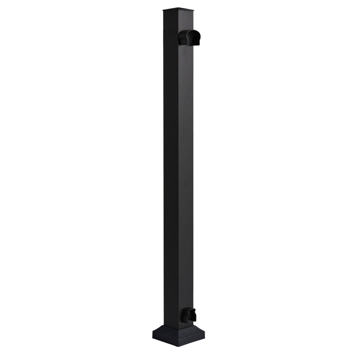 Fiberon CitySide Matte Black Aluminum Deck End Post