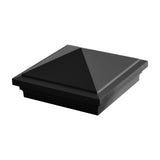 Fiberon 5-in x 5-in 35-Lumen 0.4-Watt Obsidian Low Voltage Hardwired LED Outdoor Post Cap Light (3000)