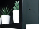 AAZJ AS 24-in x 30-in Surface/Recessed Mount Silver Mirrored Medicine Cabinet