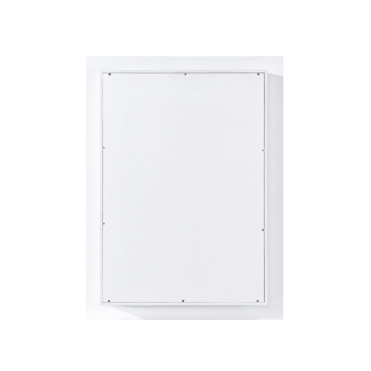 WELLFOR GRACE Solid Wood 24-in x 32-in Recessed Mount White Mirrored Soft Close Medicine Cabinet