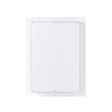 WELLFOR GRACE Solid Wood 24-in x 32-in Recessed Mount White Mirrored Soft Close Medicine Cabinet