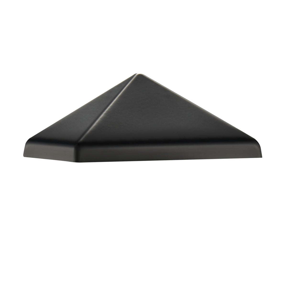 RELIABILT 4-in x 4-in Classic Black Metal Deck Post Cap