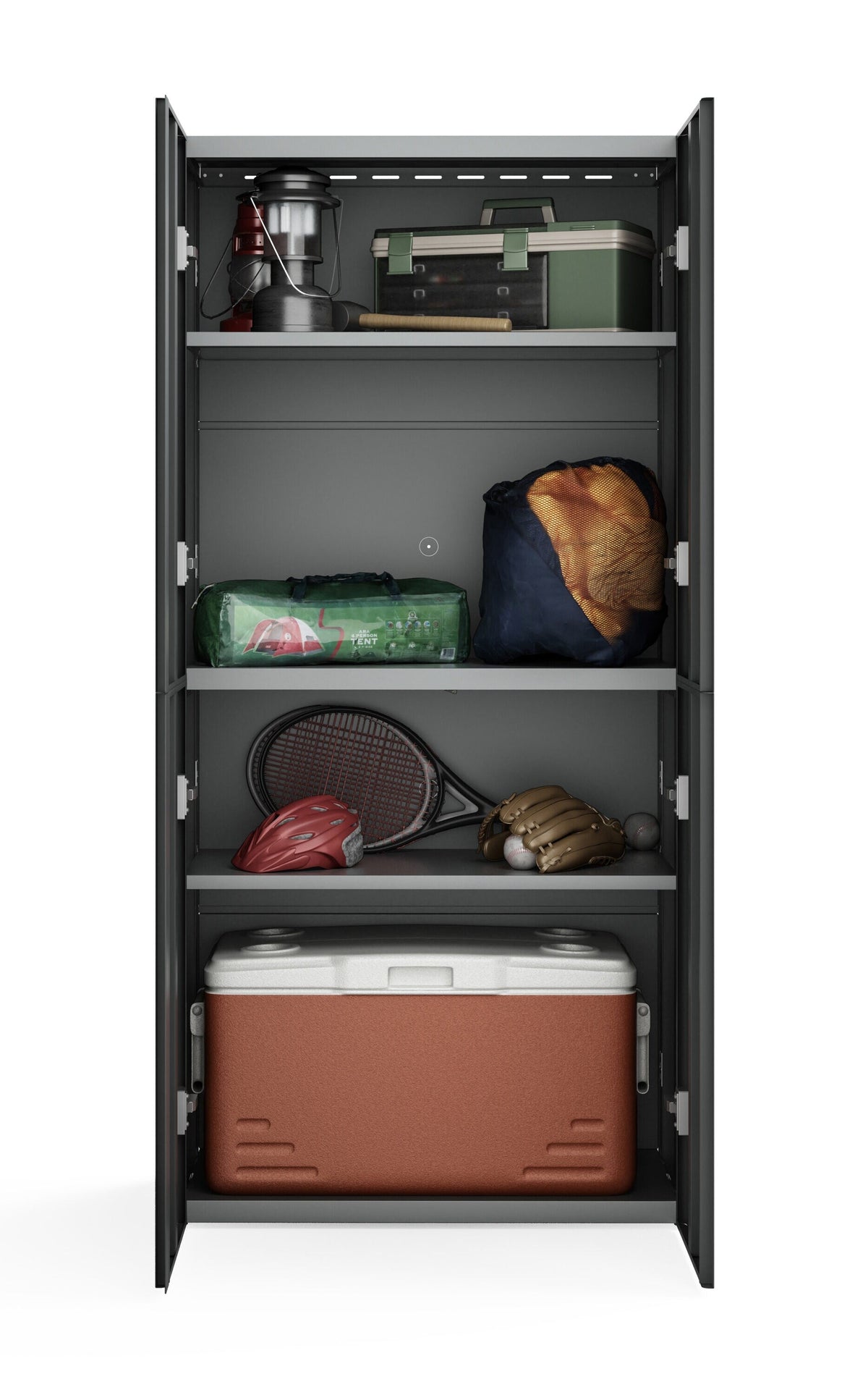 Everest 36-in W x 74-in H Steel Graphite Gray Freestanding Utility Storage Cabinet