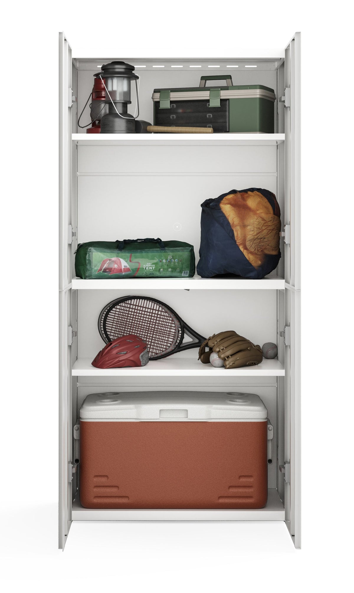 Everest 36-in W x 74-in H Steel Cloud White Freestanding Utility Storage Cabinet