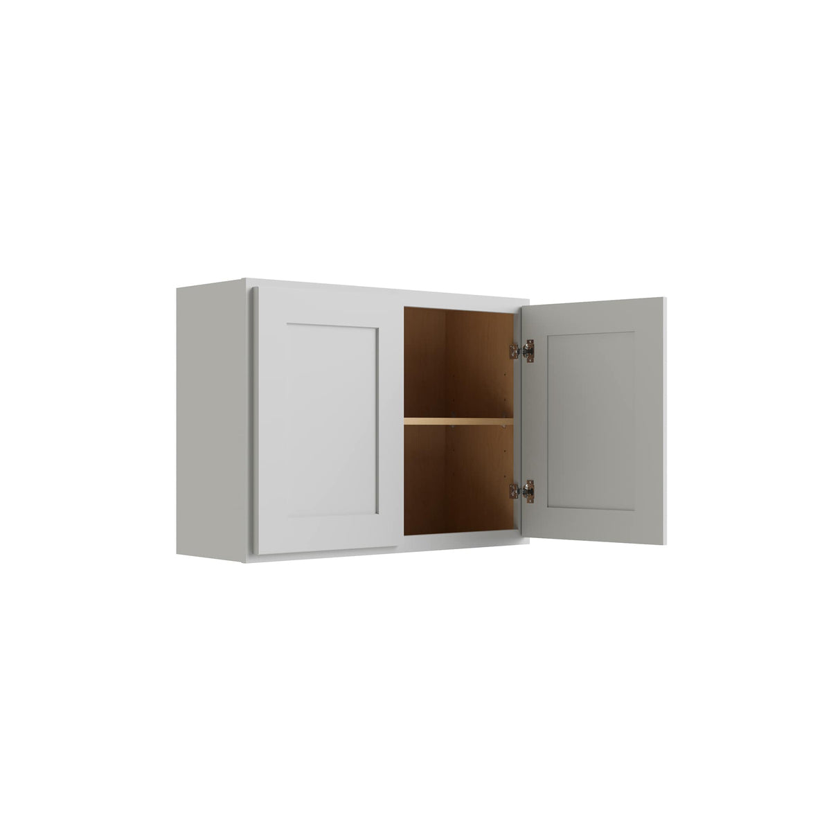 RELIABILT Parkstone 33-in W x 24-in H x 12-in D Grey Wall Fully Assembled Plywood Cabinet (Shaker Door Style)