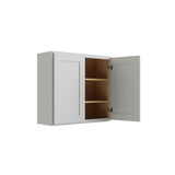 RELIABILT 27-in W x 30-in H x 12-in D Grey Wall Fully Assembled Plywood Cabinet (Shaker Door Style)