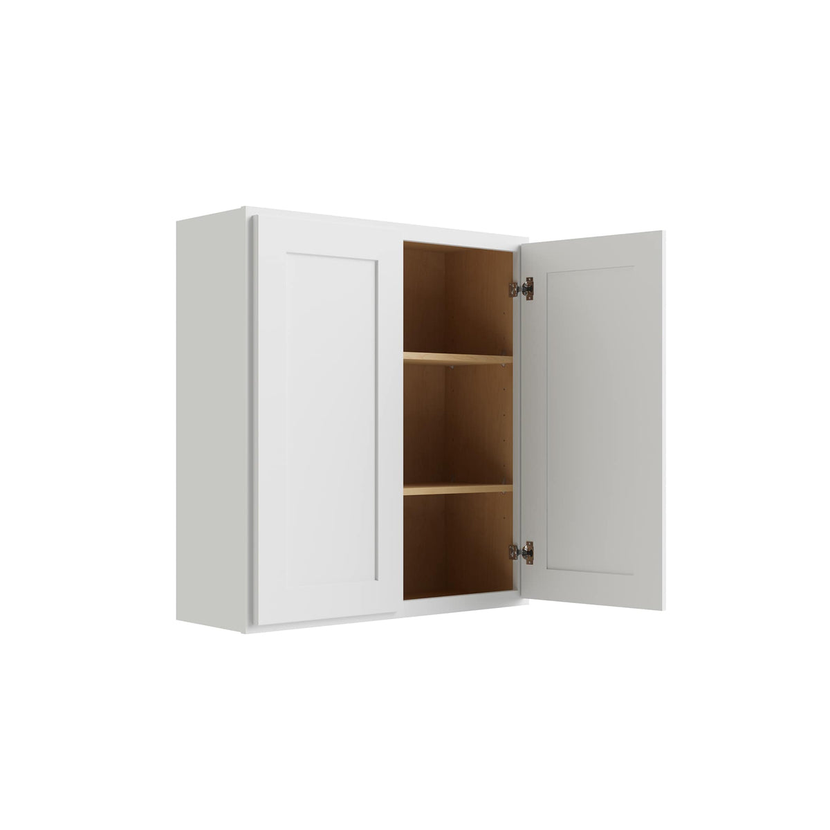 RELIABILT Parkstone 36-in W x 36-in H x 12-in D White Wall Fully Assembled Plywood Cabinet (Shaker Door Style)