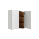RELIABILT Parkstone 36-in W x 36-in H x 12-in D White Wall Fully Assembled Plywood Cabinet (Shaker Door Style)