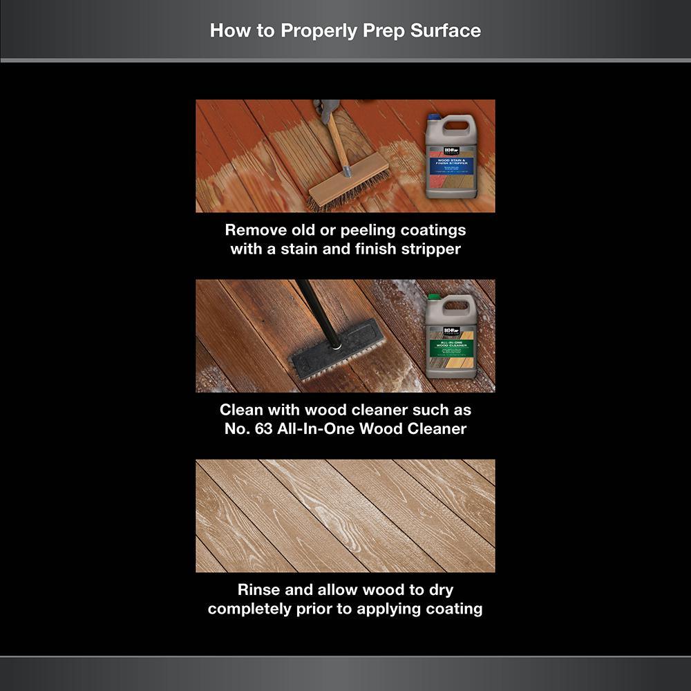 BEHR DECKplus 1 gal. Redwood Transparent Waterproofing Exterior Wood Finish - Super Arbor