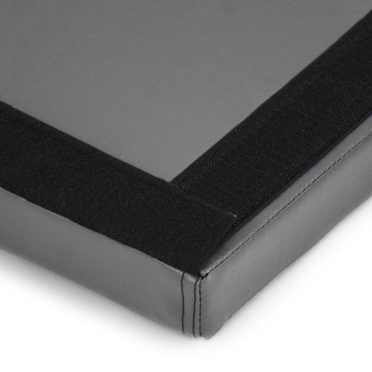 Tri-Fold Folding Thick Exercise Mat Grey 6 ft. x 4 ft. x 2 in. Vinyl and Foam Gymnastics Mat (Covers 24 sq. ft.)