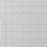 Giorbello Classic Premium Bright White 3-in x 6-in Glossy Glass Subway Wall Tile (5-sq. ft/ Carton)