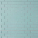 Giorbello Classic Premium Baby Blue 3-in x 6-in Glossy Glass Subway Wall Tile (5-sq. ft/ Carton)