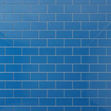 Giorbello Classic Premium Blue 3-in x 6-in Glossy Glass Subway Wall Tile (5-sq. ft/ Carton)