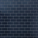 Giorbello Classic Premium Midnight Blue 3-in x 6-in Glossy Glass Subway Wall Tile (5-sq. ft/ Carton)