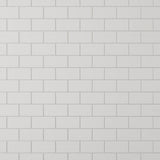 Giorbello Classic Premium Alabaster White 3-in x 6-in Glossy Glass Subway Wall Tile (5-sq. ft/ Carton)
