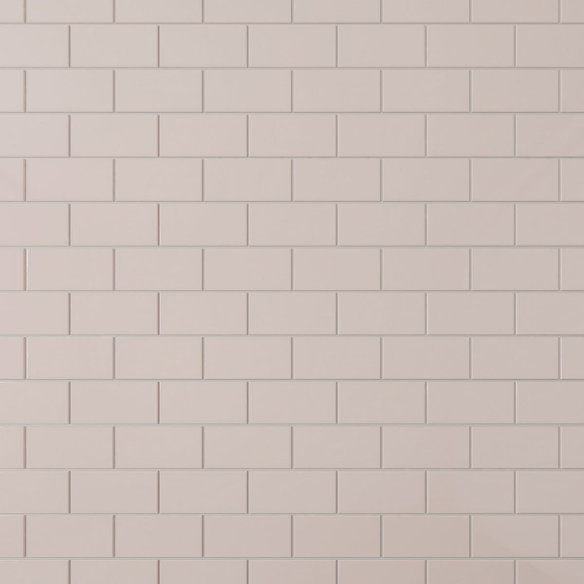 Giorbello Classic Premium Rose Pale Pink 3-in x 6-in Glossy Glass Subway Wall Tile (5-sq. ft/ Carton)
