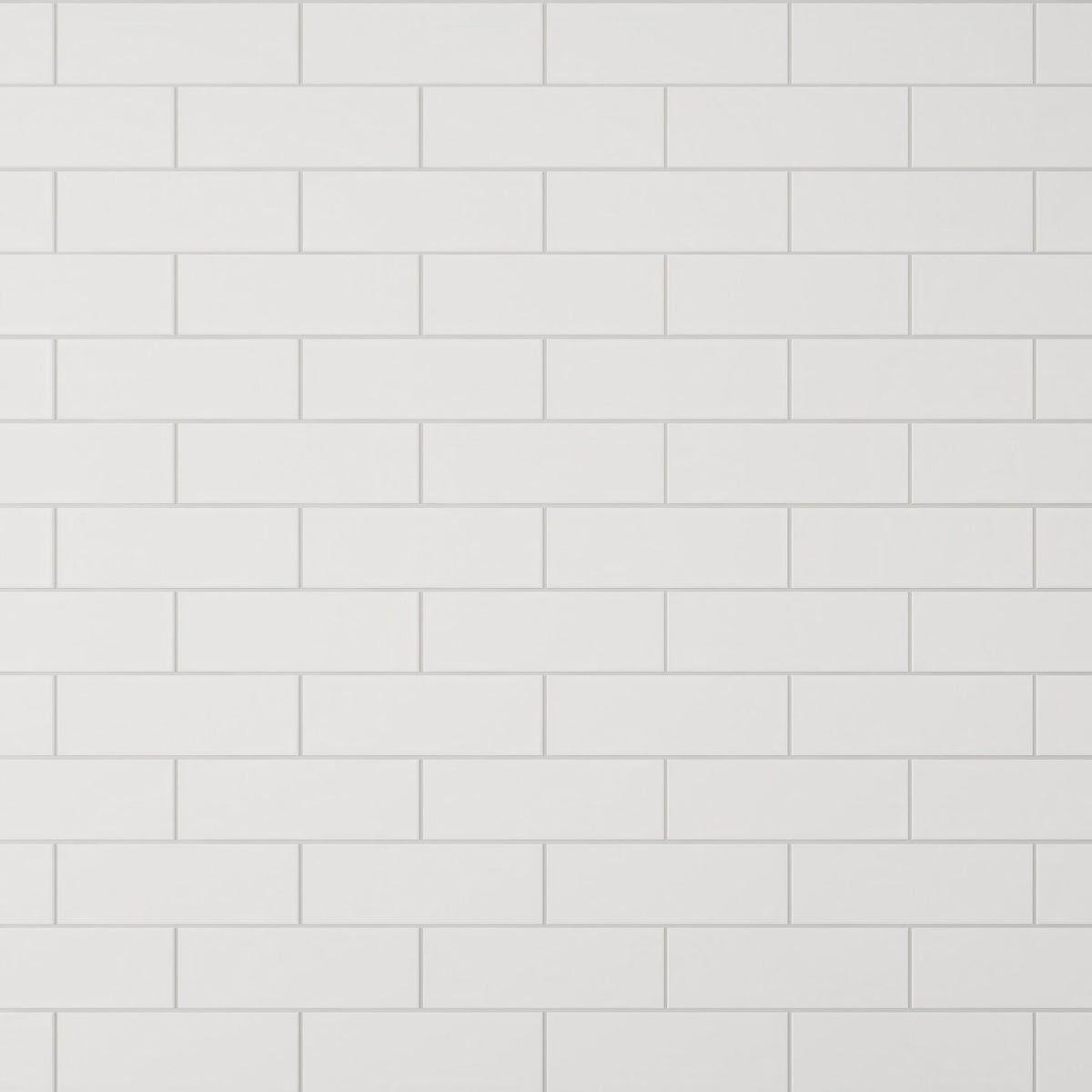 Giorbello Classic Premium Alabaster White 4-in x 12-in Glossy Glass Subway Wall Tile (5-sq. ft/ Carton)