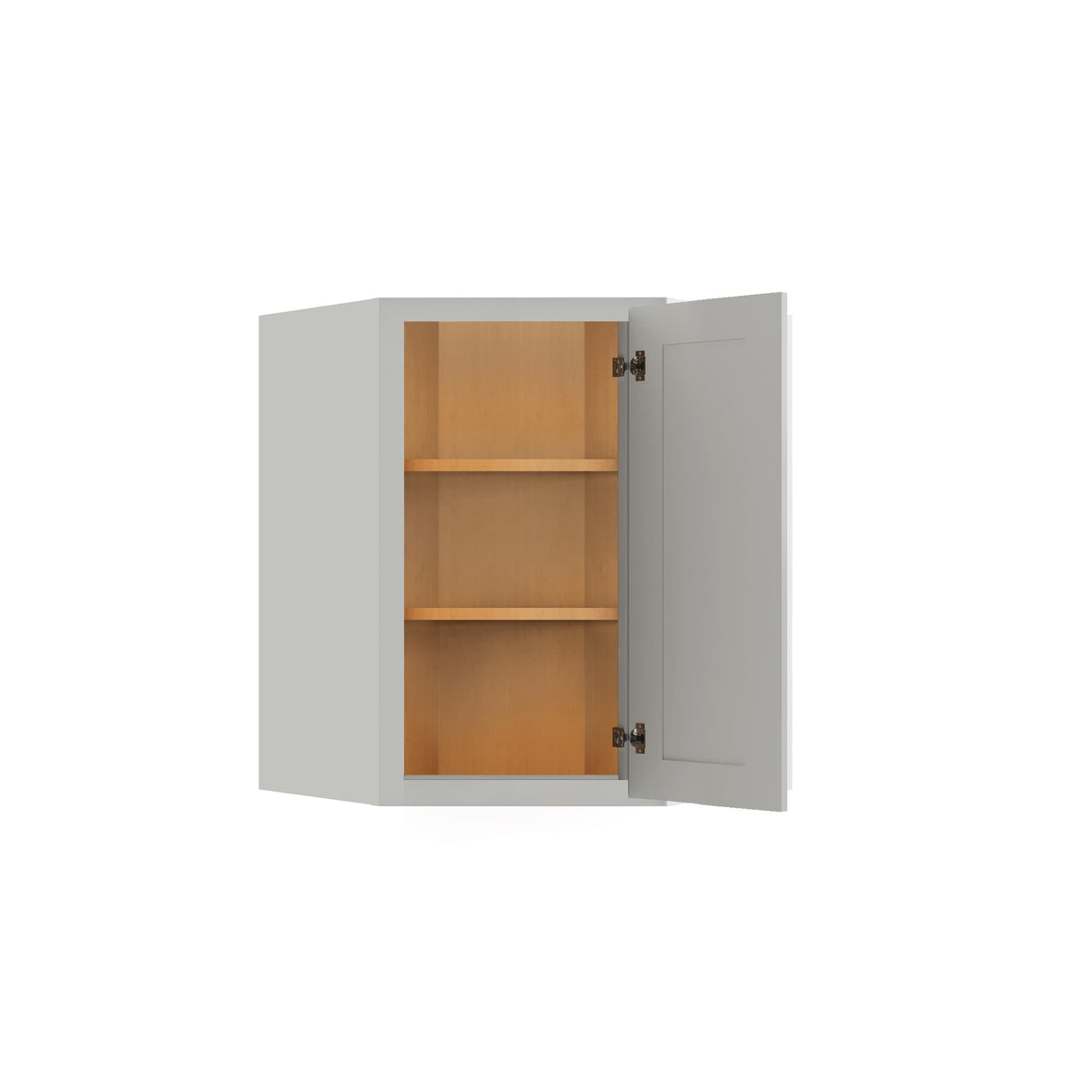 RELIABILT Parkstone 23.875-in W x 30-in H x 12-in D Grey Diagonal Corner Base Fully Assembled Plywood Cabinet (Shaker Style)