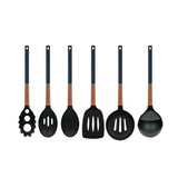 Copper Collection 16-Piece Copper Nonstick Cookware Set in Blue