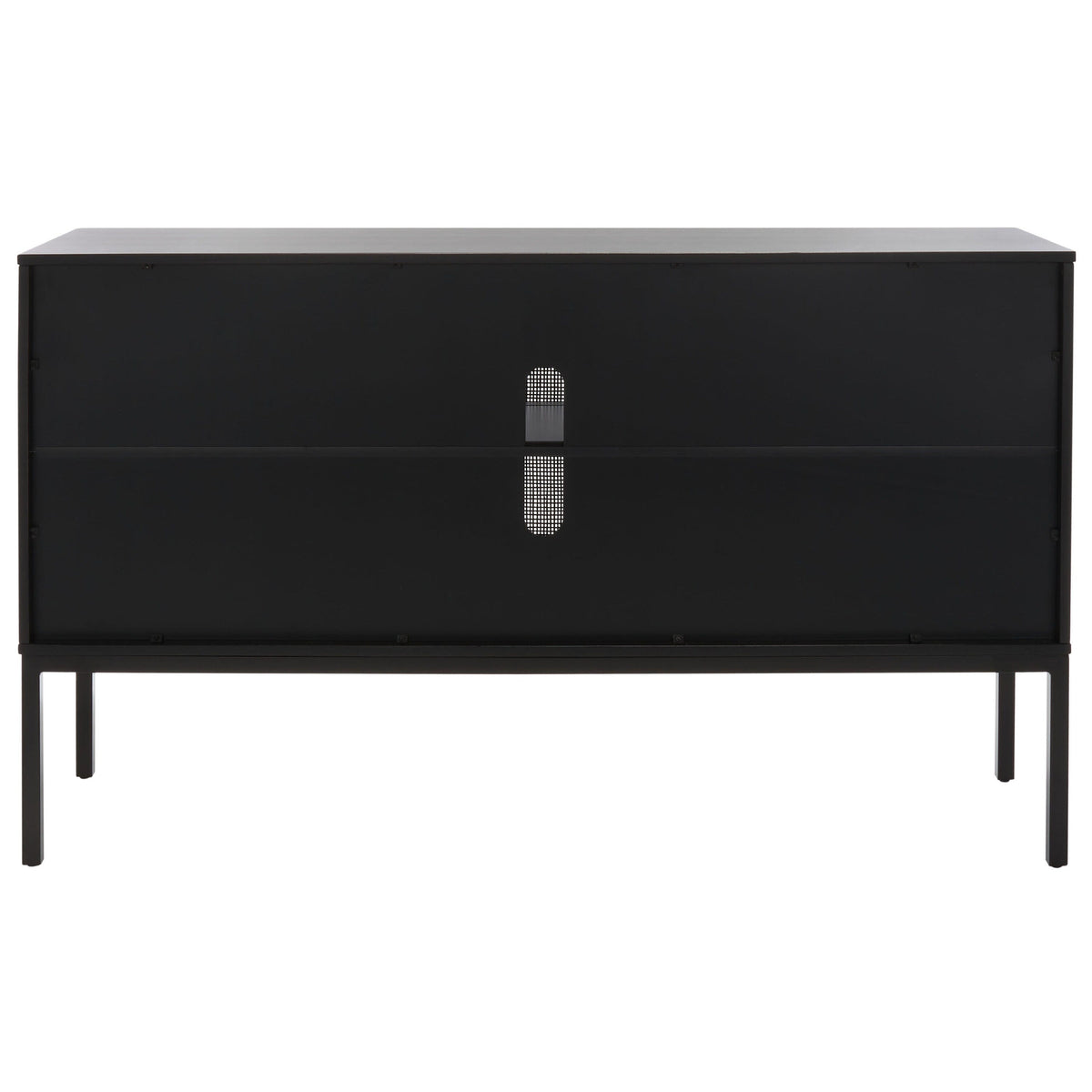 Safavieh Zadie Black Coastal Mdf Media Cabinet