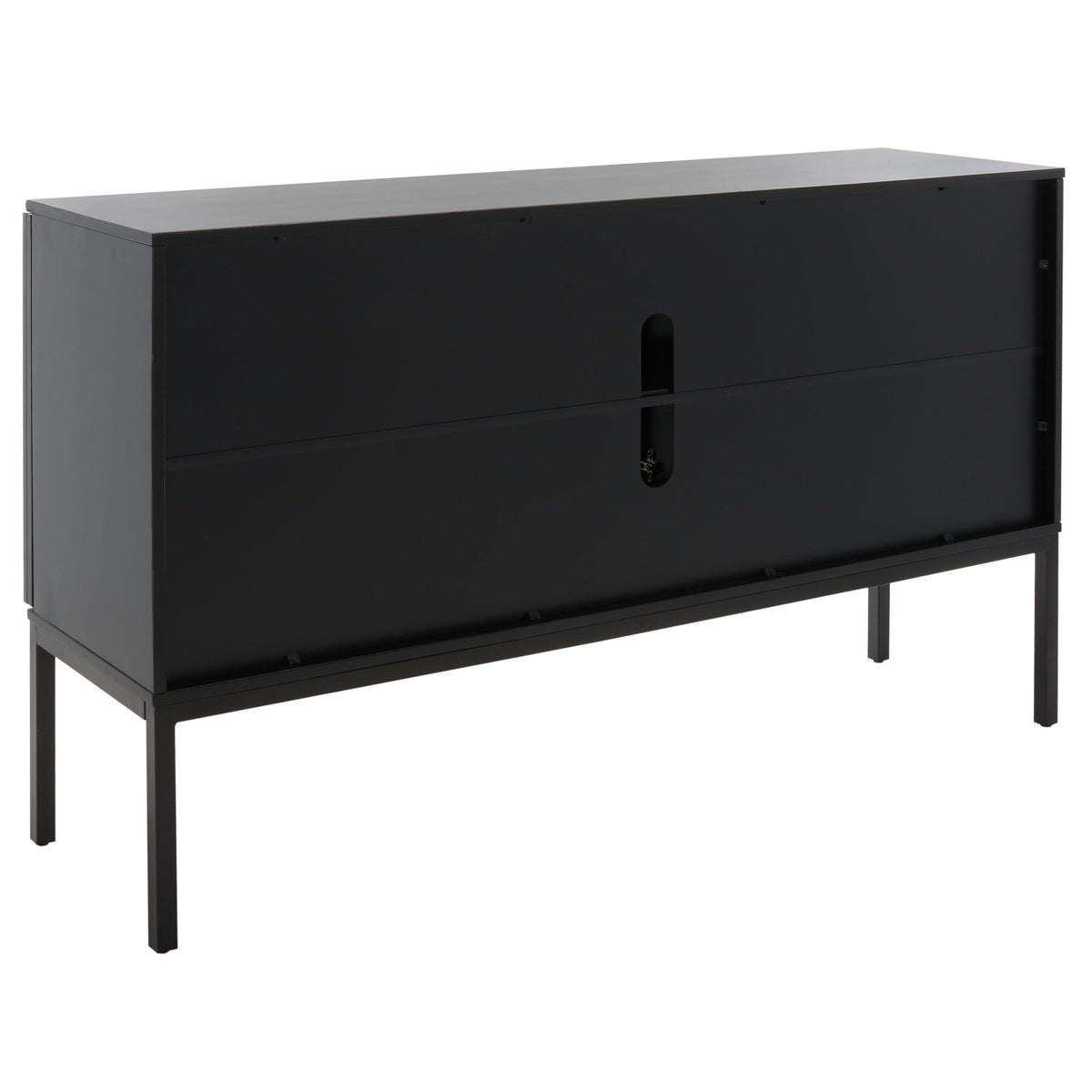 Safavieh Zadie Black Coastal Mdf Media Cabinet
