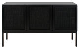Safavieh Zadie Black Coastal Mdf Media Cabinet