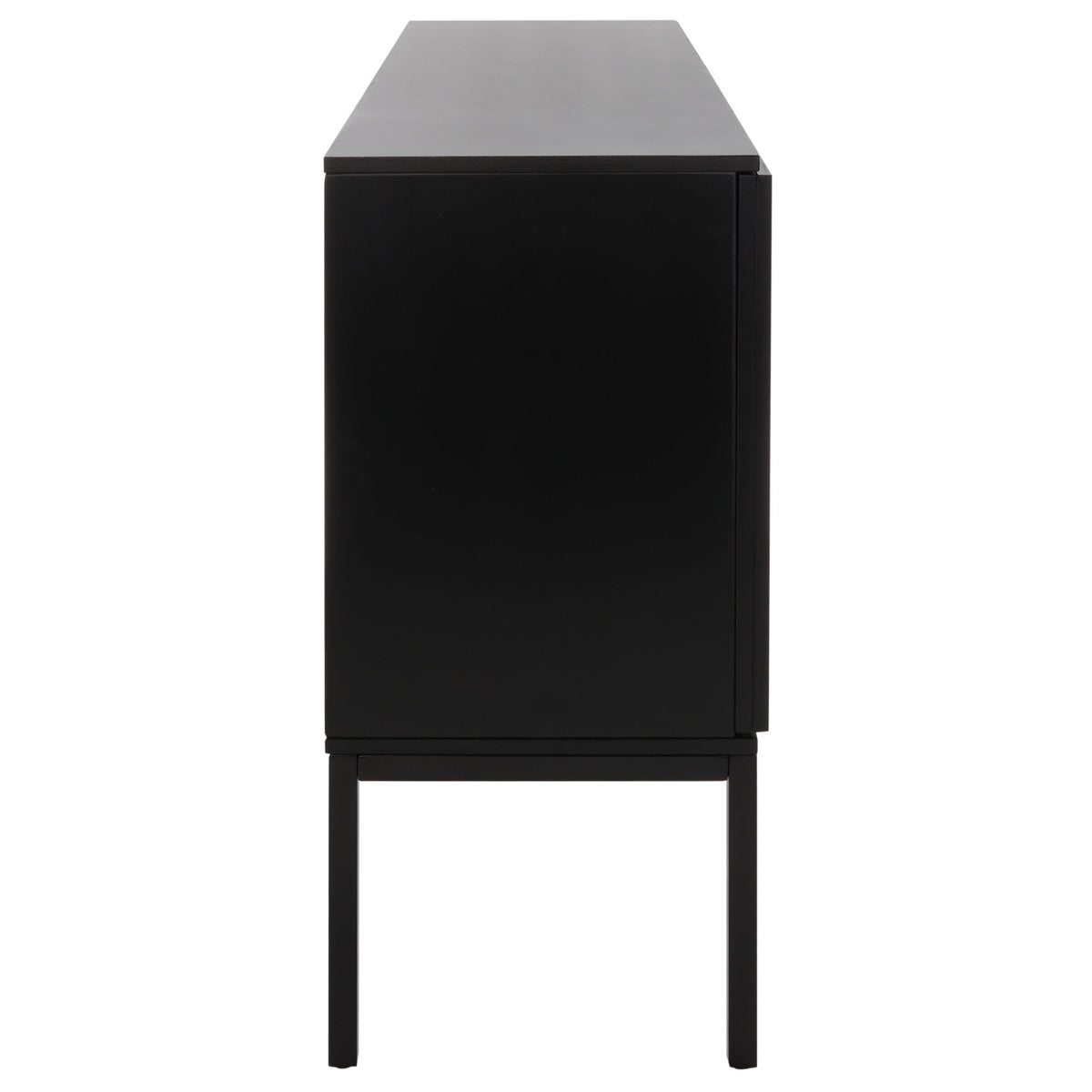 Safavieh Zadie Black Coastal Mdf Media Cabinet