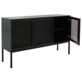 Safavieh Zadie Black Coastal Mdf Media Cabinet