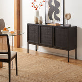 Safavieh Zadie Black Coastal Mdf Media Cabinet