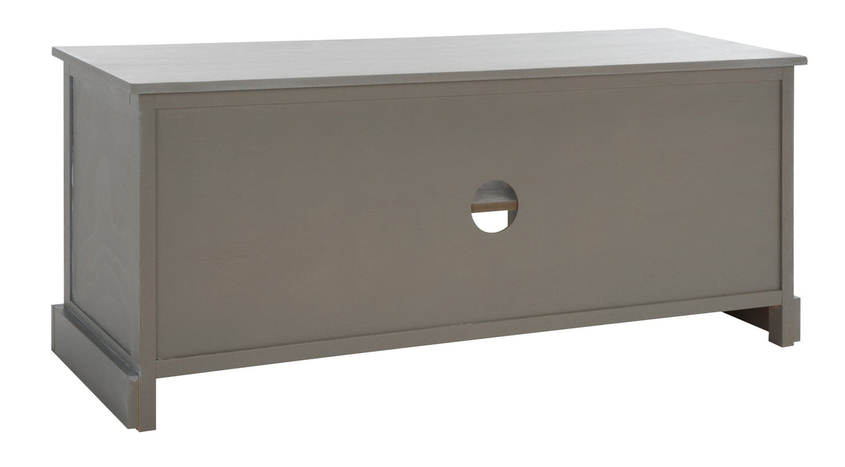 Safavieh Filbert White Washed Grey Traditional Mdf Media Cabinet
