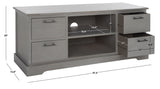 Safavieh Filbert White Washed Grey Traditional Mdf Media Cabinet