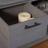 Safavieh Filbert White Washed Grey Traditional Mdf Media Cabinet