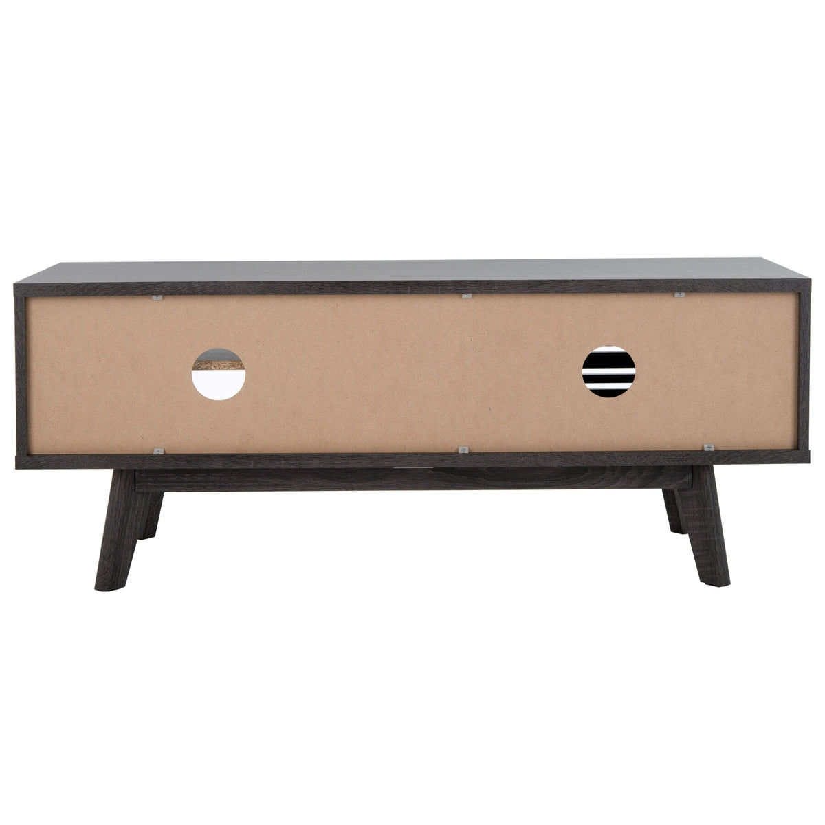 Safavieh Aurelio Distressed Black Casual Mdf Media Cabinet