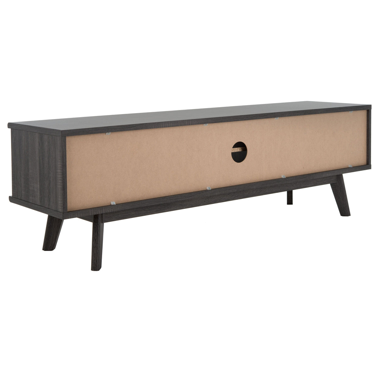 Safavieh Esma Distressed Black Casual Mdf Media Cabinet