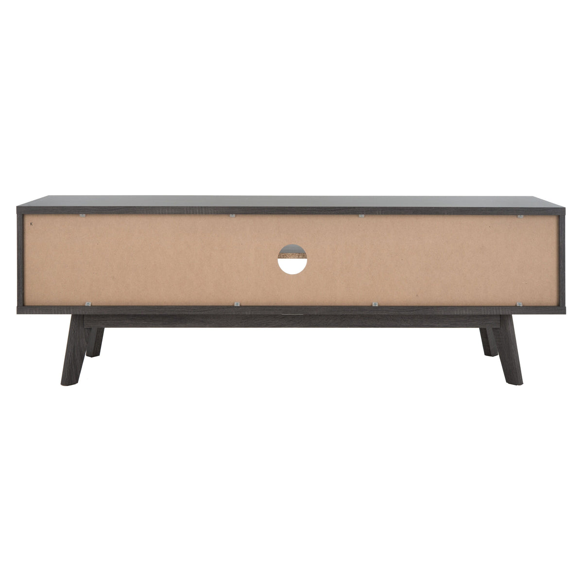 Safavieh Esma Distressed Black Casual Mdf Media Cabinet