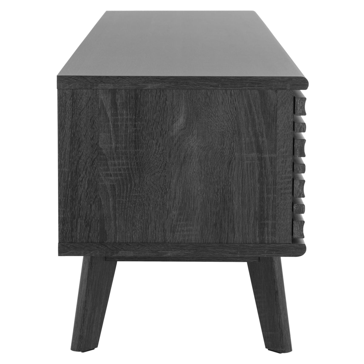 Safavieh Esma Distressed Black Casual Mdf Media Cabinet