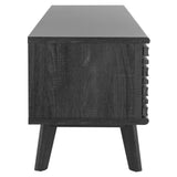 Safavieh Esma Distressed Black Casual Mdf Media Cabinet