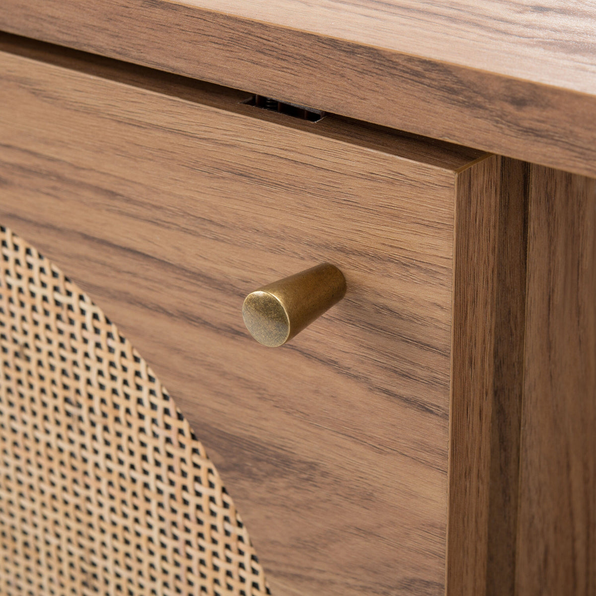 Safavieh Claude Oak Coastal Mdf Media Cabinet