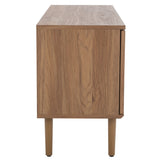 Safavieh Claude Oak Coastal Mdf Media Cabinet
