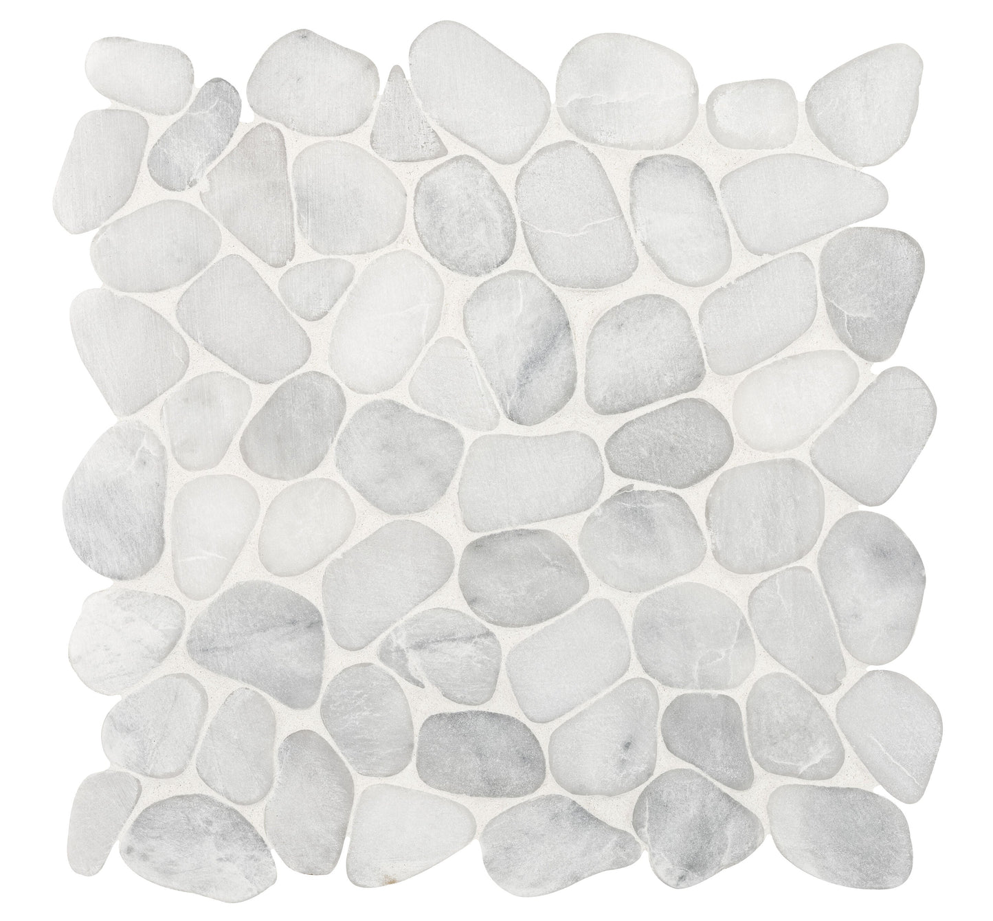 Satori Shoreside Bianco 12-in x 12-in Honed Natural Stone Look Mosaic Floor and Wall Tile (1-sq. ft/ Piece)