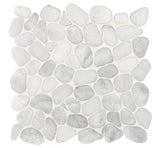 Satori Shoreside Bianco 12-in x 12-in Honed Natural Stone Look Mosaic Floor and Wall Tile (1-sq. ft/ Piece)