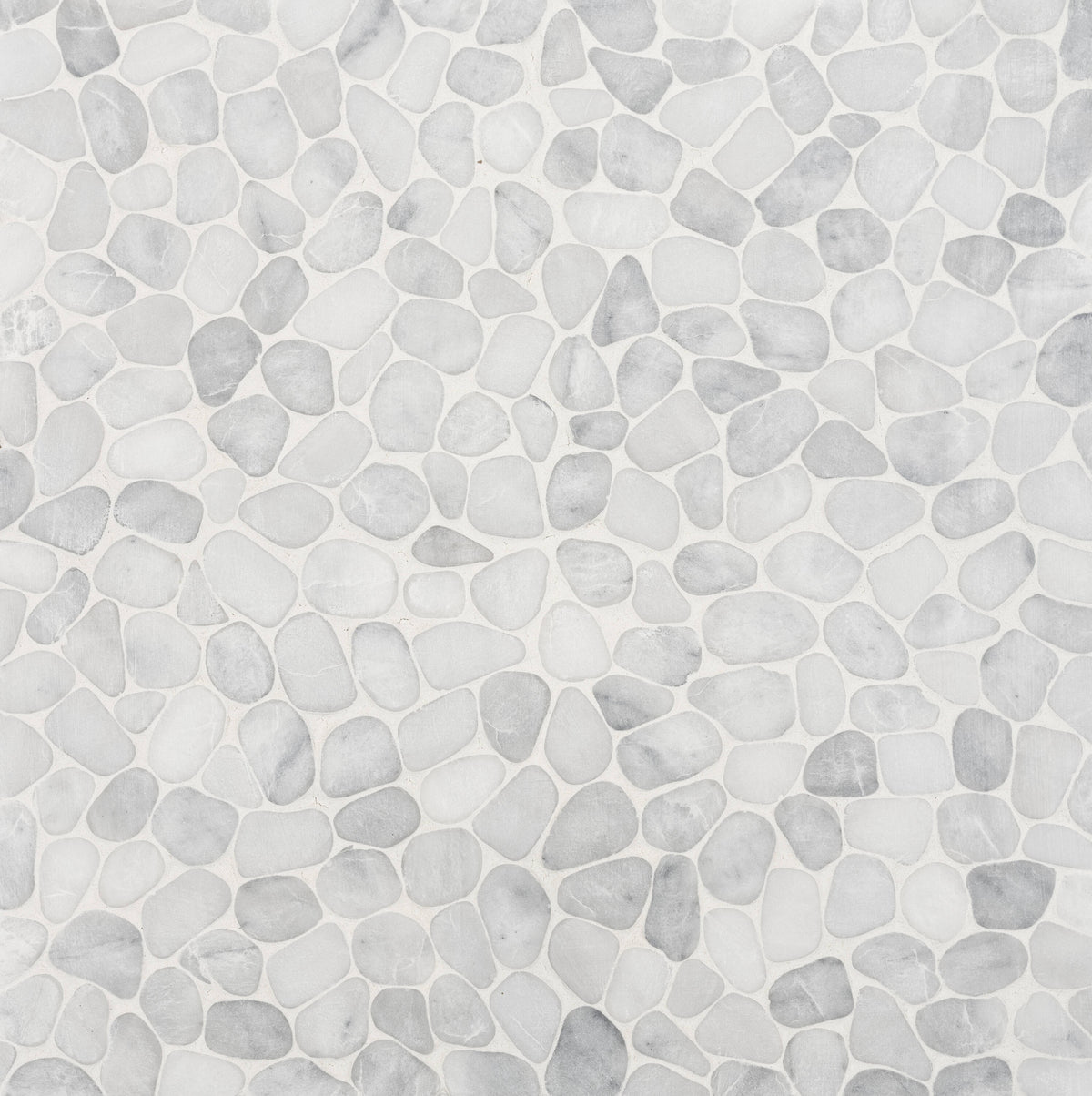Satori Shoreside Bianco 12-in x 12-in Honed Natural Stone Look Mosaic Floor and Wall Tile (1-sq. ft/ Piece)