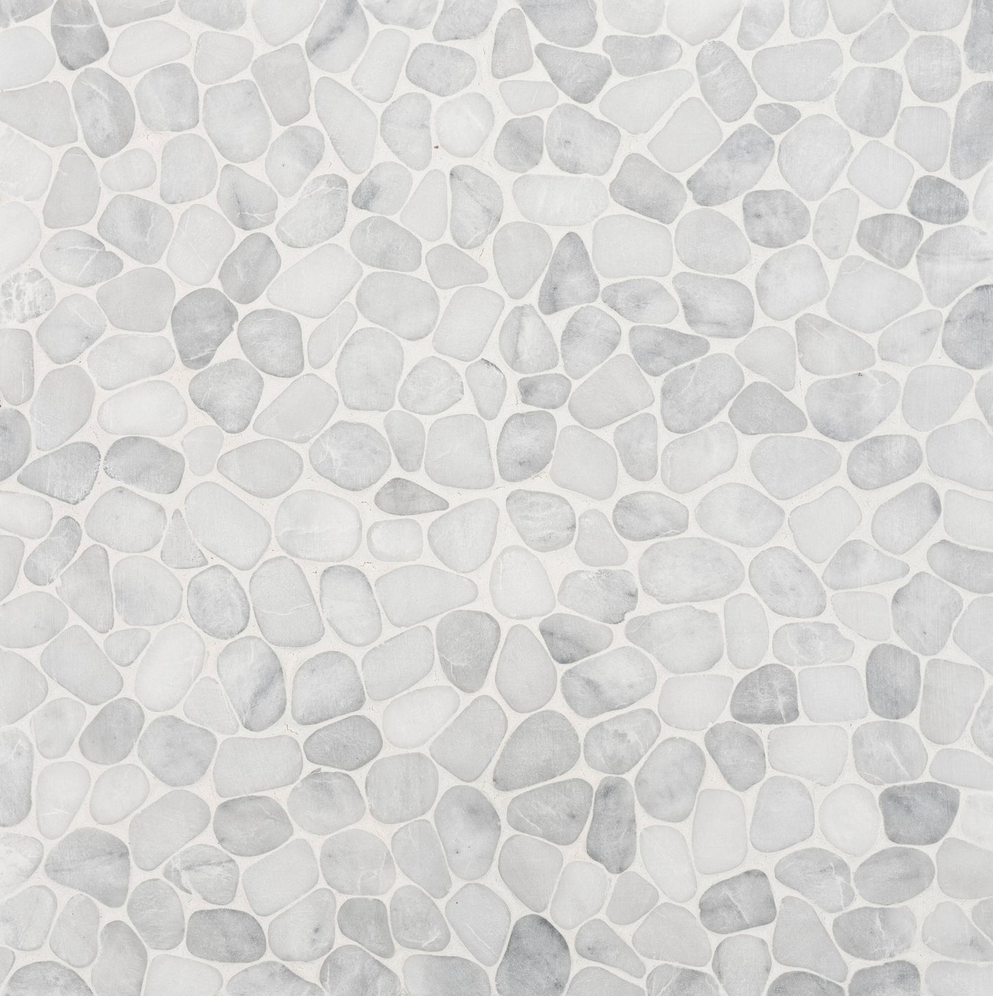Satori Shoreside Bianco 12-in x 12-in Honed Natural Stone Look Mosaic Floor and Wall Tile (1-sq. ft/ Piece)