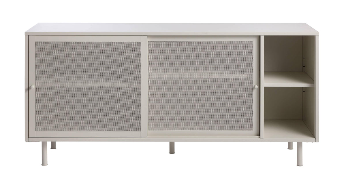 Contemporary/Modern Greige Metal Sideboard